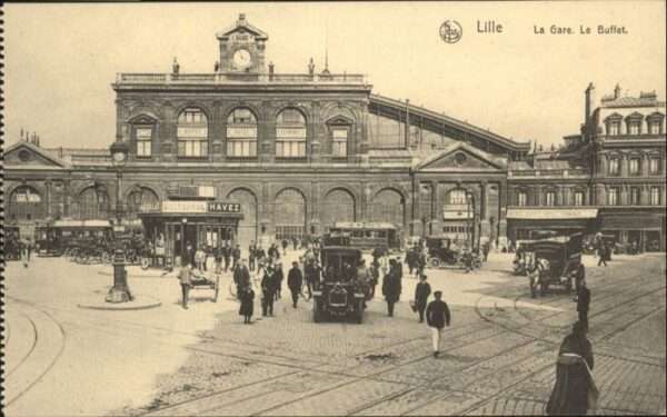 Lille Nord Lille Gare Bahnhof Buffet Strassenbahn
