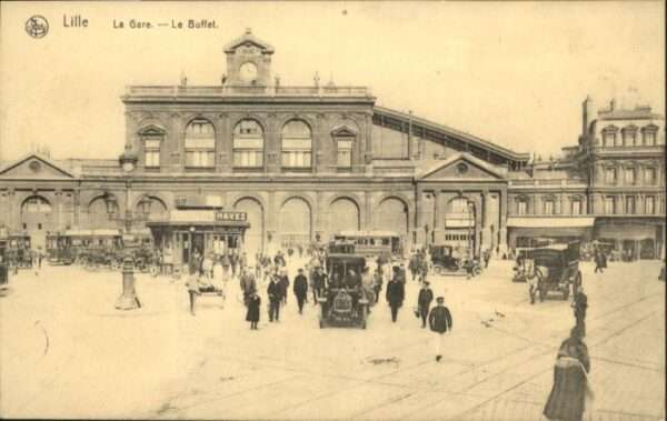 Lille Nord Lille Gare Bahnhof Buffet Strassenbahn