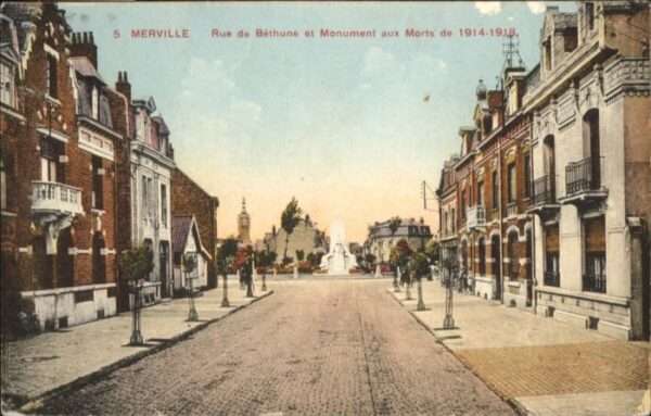 Merville Nord Merville Rue Bethune Monument aux Morts