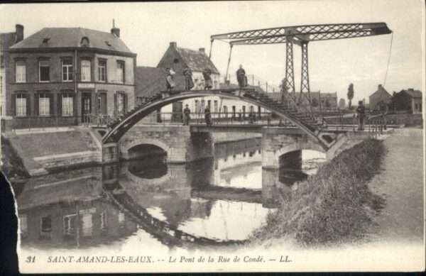 Saint-Amand-les-Eaux Pont Rue Conde
