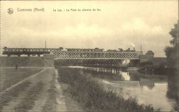 Comines 59 Nord Comines Lys Pont Chemin Fer