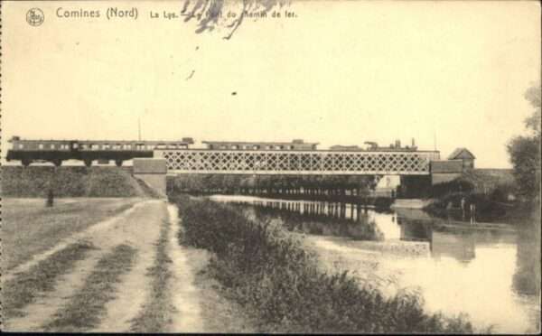 Comines 59 Nord Comines Lys Pont Chemin Fer