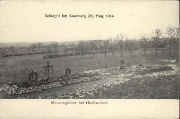 Hochwalsch Schlacht Saarburg Massengrab