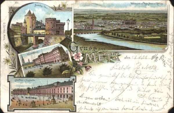 Metz  57 Moselle Metz Deutsches Tor Pionier Kaserne Stad