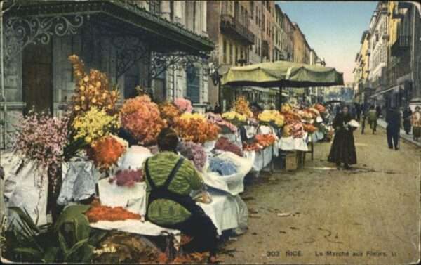 Nice Alpes Maritimes Nice Marche Fleurs