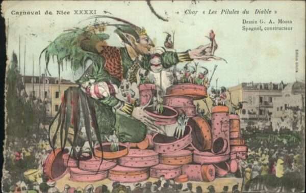 Nice Alpes Maritimes Nice Carnaval Pilules Diable