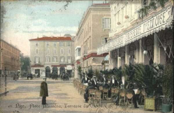 Nice Alpes Maritimes Nice Place Massena Terrasse Grand Cafe