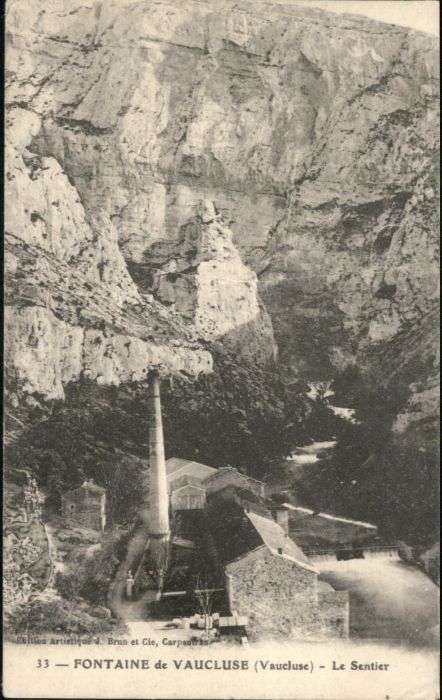 Fontaine-de-Vaucluse Sentier