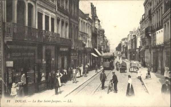 Douai 59 Douai Rue Saint-Jacques Strassenbahn
