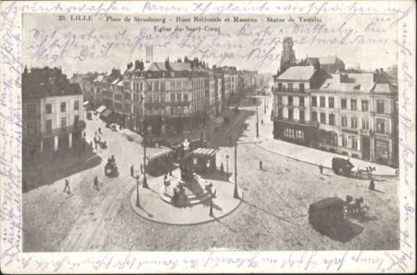Lille Nord Lille Place Strasbourg Rue Nationale Ru