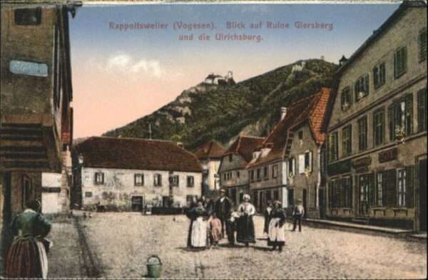 Rappoltsweiler Haut Rhin Elsass Rappoltsweiler Vogesen Ruine Giersberg