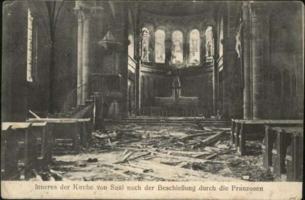 Saal Kirche Zerstörung