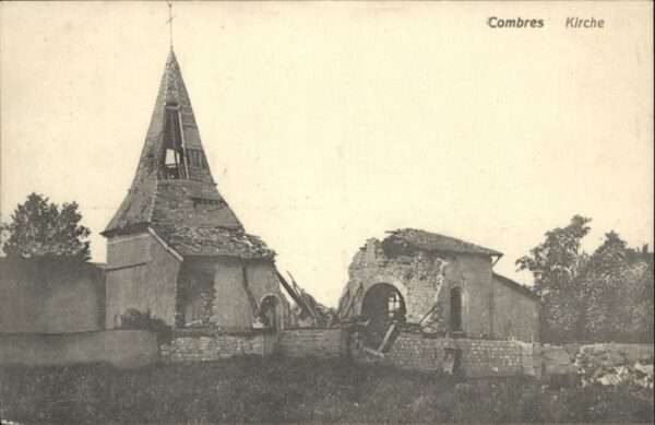 Combres Eure-et-Loir Kirche Zerstörung