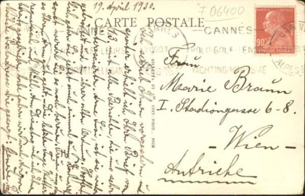 Cannes Alpes-Maritimes Cannes Carlton Hotel Mer Bains Croisett – Bild 2