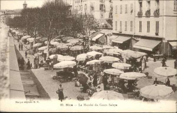 Nice Alpes Maritimes Nice Marche Cours Saleya