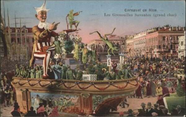 Nice Alpes Maritimes Nice Grenouilles Savantes Carnaval