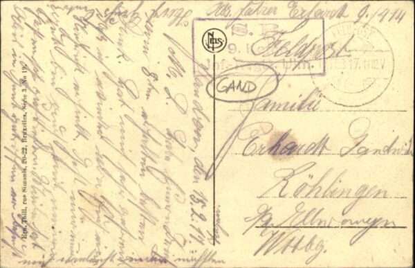 Gand Belgien Gand Rue Brabant Rue Flandre Strassenba – Bild 2
