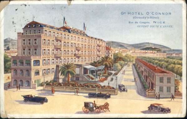 Nice Alpes Maritimes Nice Hotel o'Connor Rue Congres