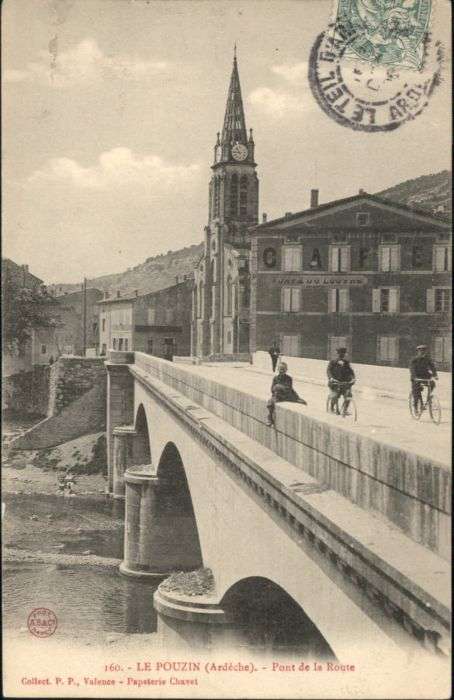 Le Pouzin Pont Route Brücke