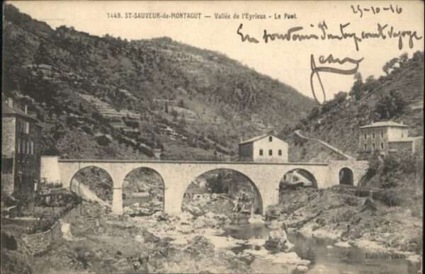 Saint-Sauveur-de-Montagut Vallee Eyrieux Pont