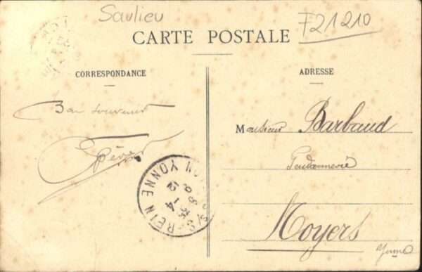 Saulieu [handschriftlich] Sourire Morvan Electi – Bild 2