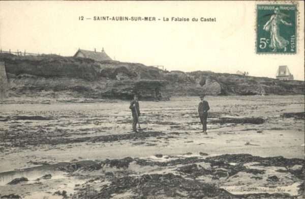 Saint-Aubin-sur-Mer Calvados Falaise du Castel