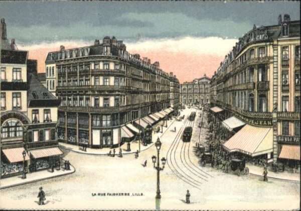 Lille Nord Lille Rue Faidherbe Strassenbahn