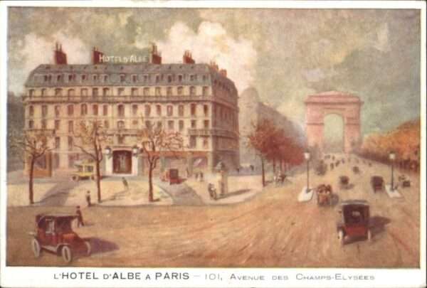Paris Avenue Champs-Elysees Hotel d_Albe