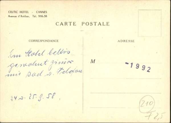 Cannes Alpes-Maritimes Cannes Avenue d_Antibes Celtic Hotel – Bild 2