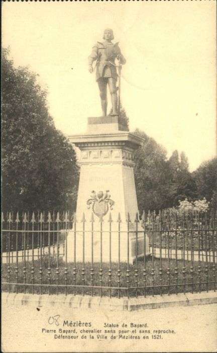 Mezieres-Charleville Mezieres Statue Bayard