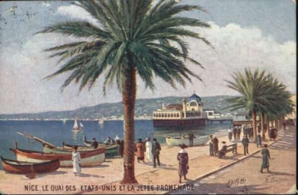 Nice Alpes Maritimes Nice Quai Etats-Unis Jetee Promenade