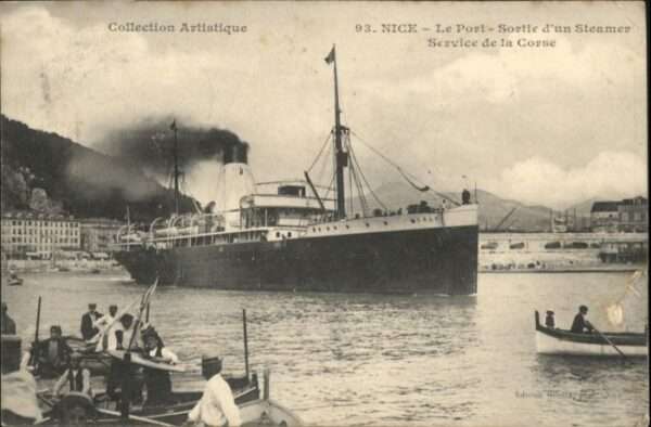 Nice Alpes Maritimes Nice Port Steamer Dampfer