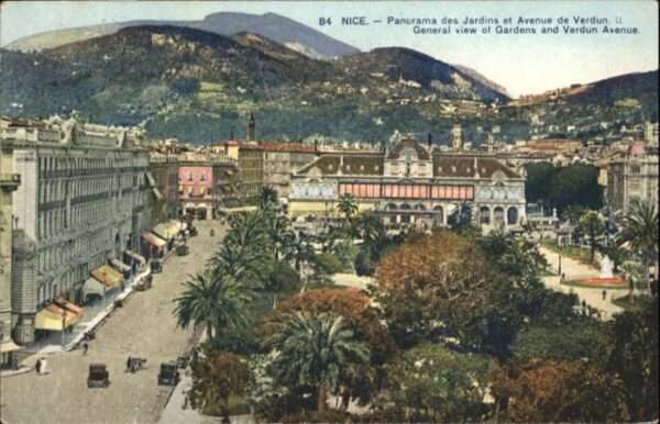 Nice Alpes Maritimes Nice Jardin Avenue Verdun