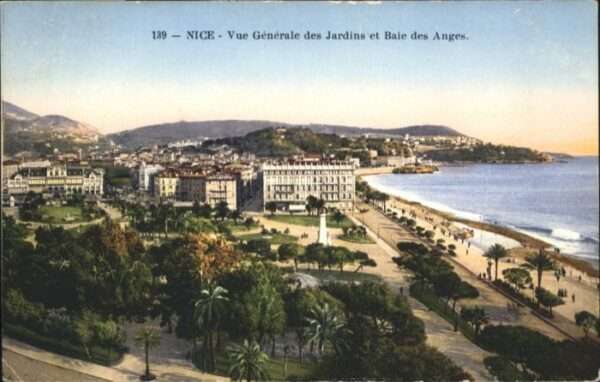 Nice Alpes Maritimes Nice Jardin Baie Anges