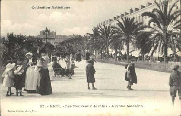 Nice Alpes Maritimes Nice Avenue Massena Nouveaux Jardin
