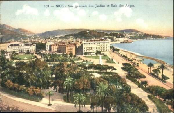 Nice Alpes Maritimes Nice Jardin Baie Anges