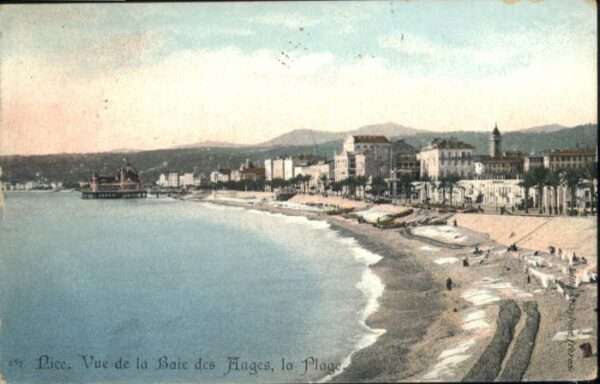 Nice Alpes Maritimes Nice Plage Baie Anges