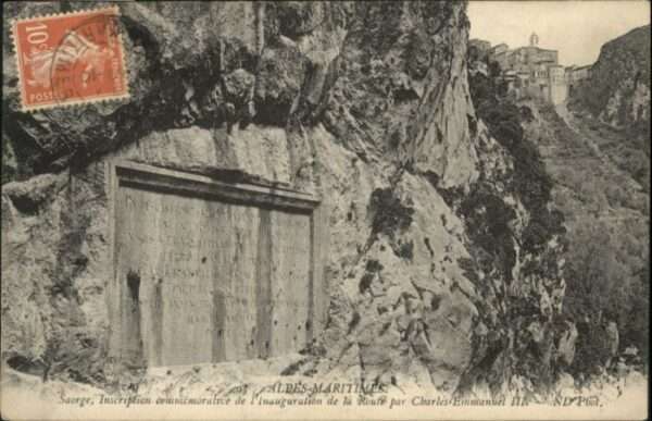Saorge Route Charles-Emmanuel