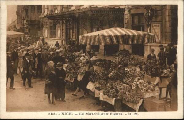 Nice Alpes Maritimes Nice Marche Fleurs