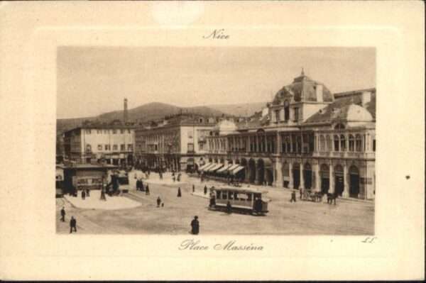 Nice Alpes Maritimes Nice Place Massena Strassenbahn