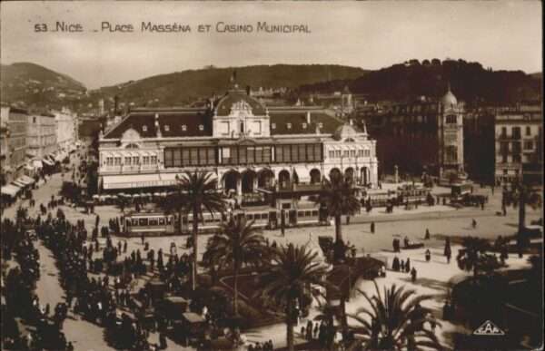 Nice Alpes Maritimes Nice Place Massena Casino Municipal