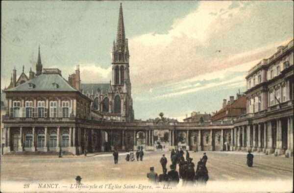 Nancy Lothringen Nancy Hemicycle Eglise Saint-Epvre