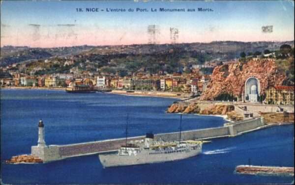 Nice Alpes Maritimes Nice Port Monument Morts