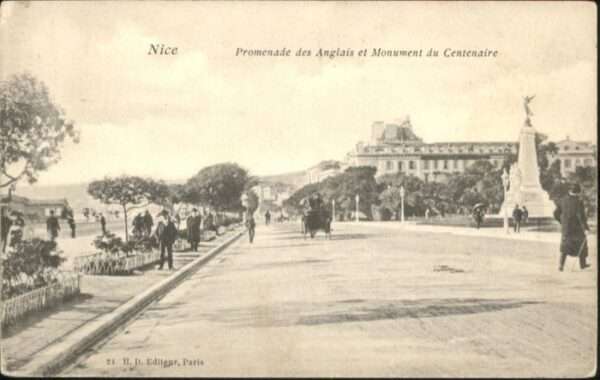 Nice Alpes Maritimes Nice Promenade Anglais Monument Centena