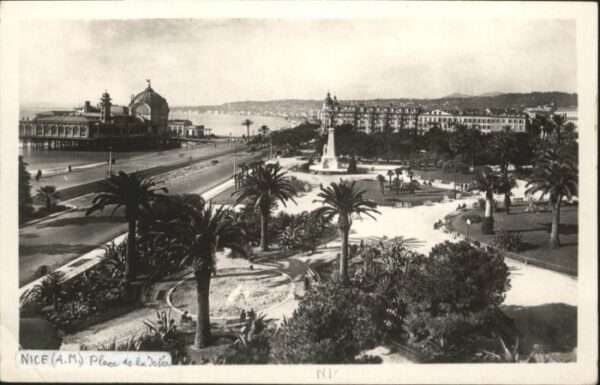 Nice Alpes Maritimes Nice Palais Jetee Jardin Albert I