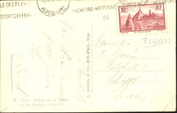 Nice Alpes Maritimes Nice Palais Jetee Jardin Albert I – Bild 2