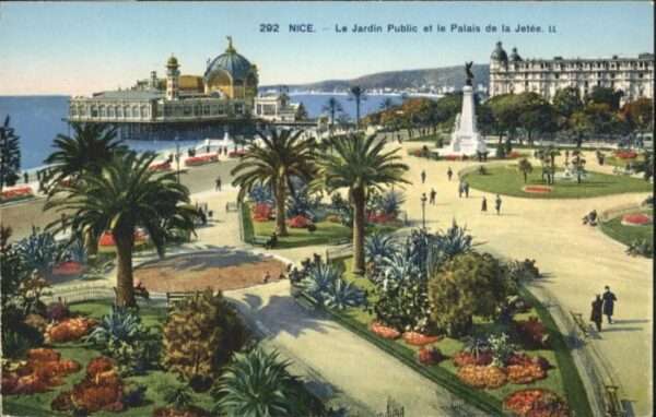 Nice Alpes Maritimes Nice Jardin Public Palais Jetee