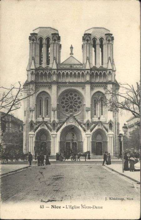 Nice Alpes Maritimes Nice Eglise Notre-Dame