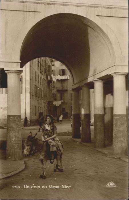 Nice Alpes Maritimes Nice Coin Vieux Esel