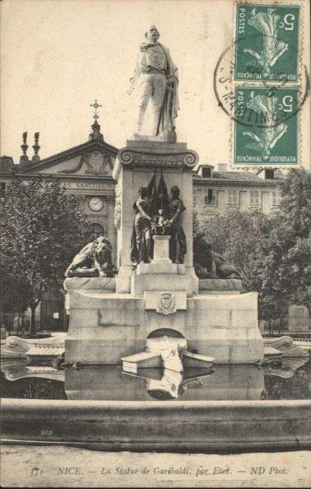 Nice Alpes Maritimes Nice Statue Garibaldi